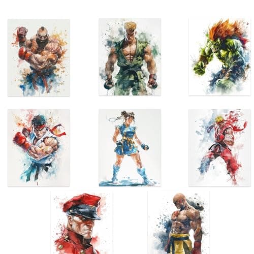Street Fighter Anime Poster Set