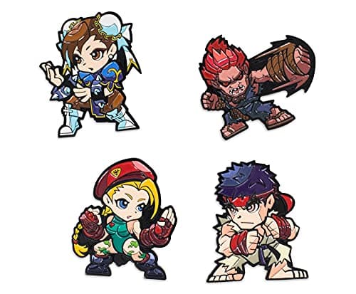 Street Fighter Enamel Pin Set