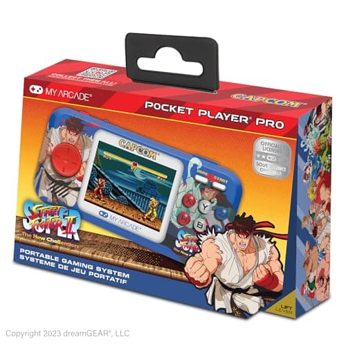 Street Fighter II Pocket Player Handheld Console