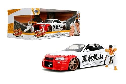 Street Fighter Nissan Skyline GTR with Ryu