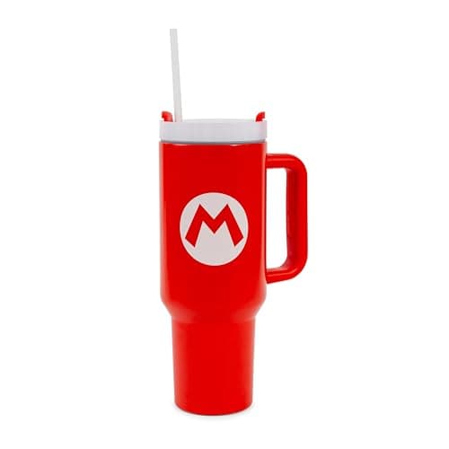 Super Mario Bros Metal Travel Tumbler