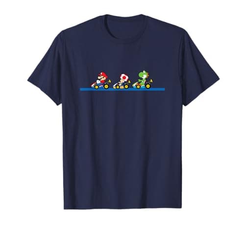 Mario Kart Vintage Race Lineup T-Shirt