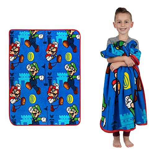 Mario Plush Throw Blanket