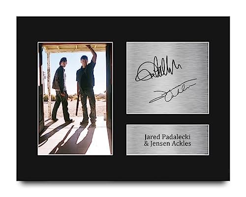 Jared Padalecki and Jensen Ackles printed-signature picture