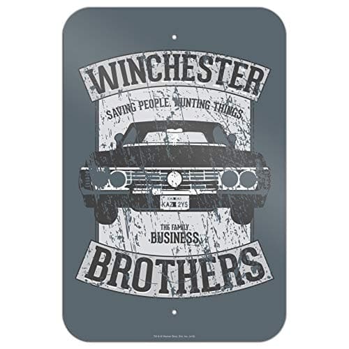 Supernatural Brother’s Impala wall sign