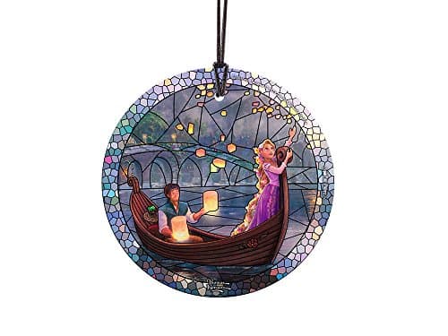 Rapunzel Stained Glass Hanging Print