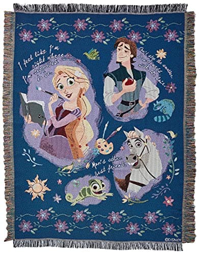 Tangled Storytime Tapestry Throw Blanket