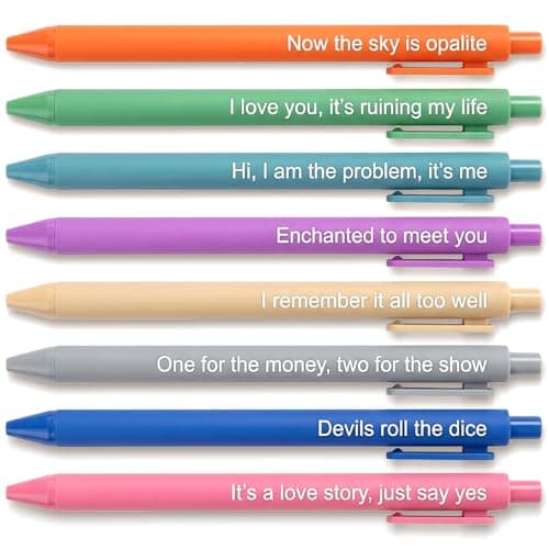 Taylor Swift Lyric Gel Pen Set