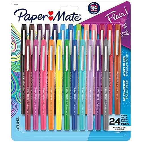 Paper Mate Flair Assorted Felt Tip Pens