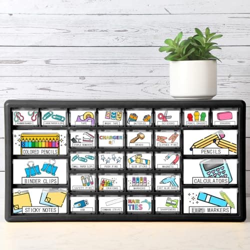 Pastel Classroom Toolbox Labels