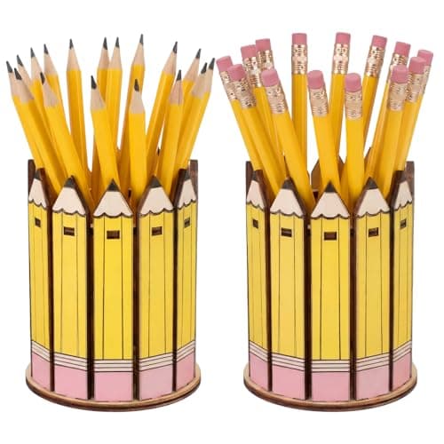 Pencil-Shaped Classroom Supply Holder