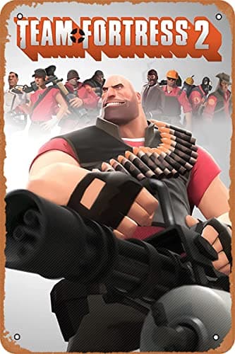 Team Fortress 2 Vintage Metal Sign