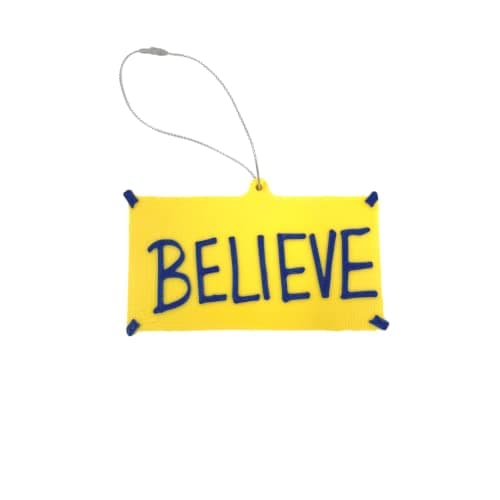 Coach Lasso 'Believe' Christmas Ornament