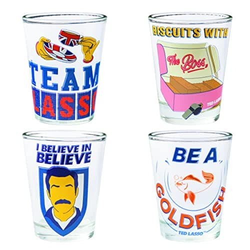 Ted Lasso Quotes Mini Glass Set
