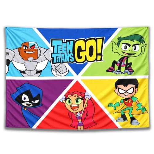 Teen Titans fabric poster