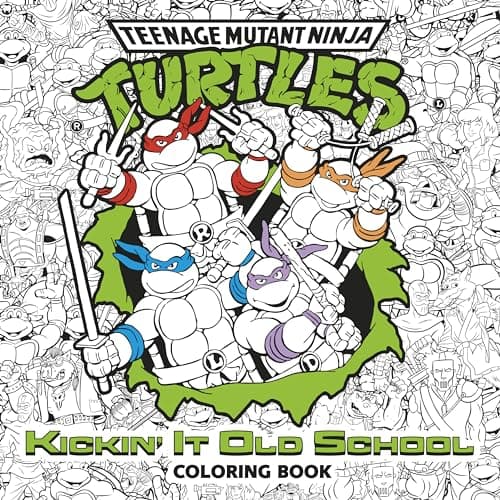 Kickin’ It Old School coloring book
