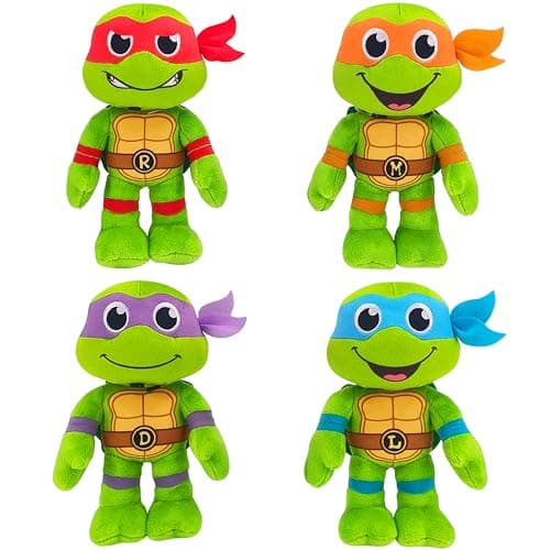 Turtles eight-inch plush four-pack