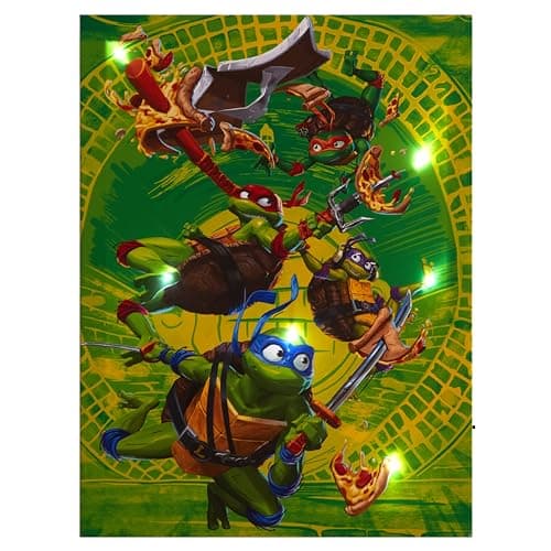 Turtles LED wall art