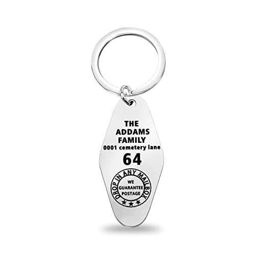 Addams Family Mansion Key Ring