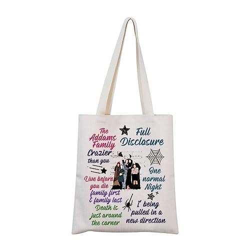 Addams Family Musical Quote Tote Bag