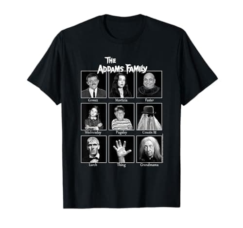 Addams Family Portraits T-Shirt