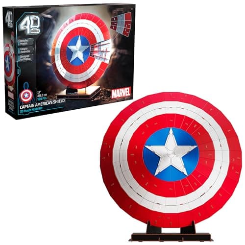 4D Build Captain America Shield 3D Puzzle