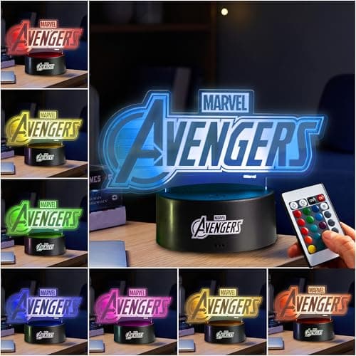 Avengers 3D Illusion LED Night Light