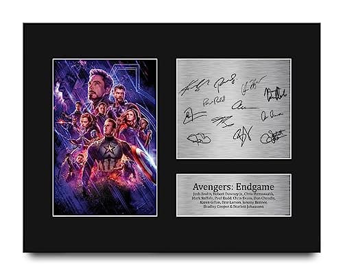 Avengers: Endgame Cast Autograph Print
