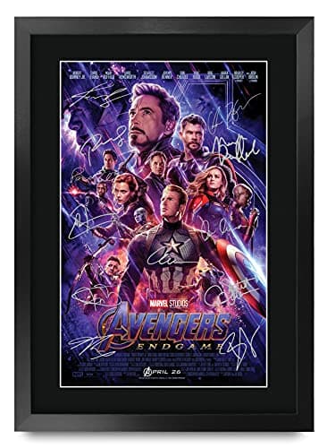 Avengers: Endgame Framed Autograph Poster