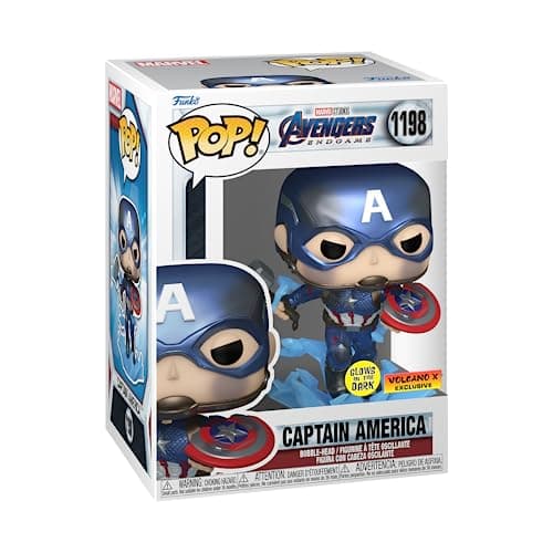 Funko Pop! Captain America with Broken Shield and Mjolnir