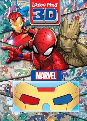 Marvel 3D Look and Find Activity Book