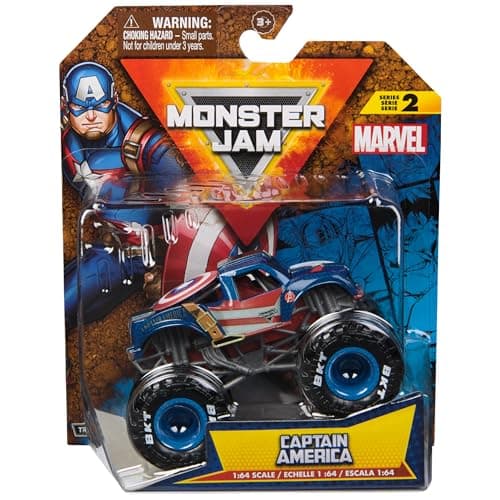 Monster Jam Captain America Die-Cast Monster Truck