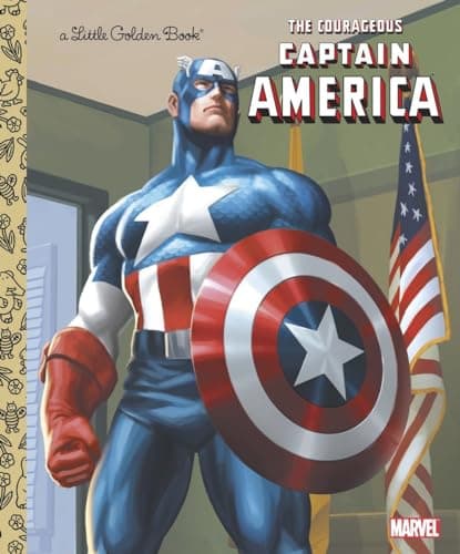 The Courageous Captain America Little Golden Book