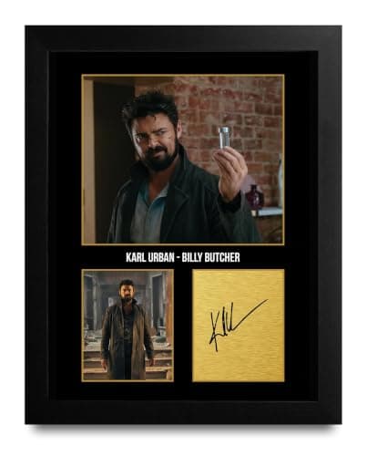 Billy Butcher Framed Autograph Print