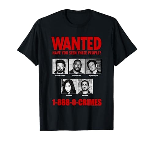 The Boys Anti-Supe Wanted Poster T-Shirt