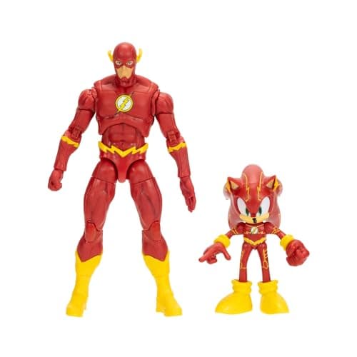 Sonic as The Flash and The Flash figures
