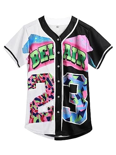 Bel-Air Button-Down Baseball Jersey