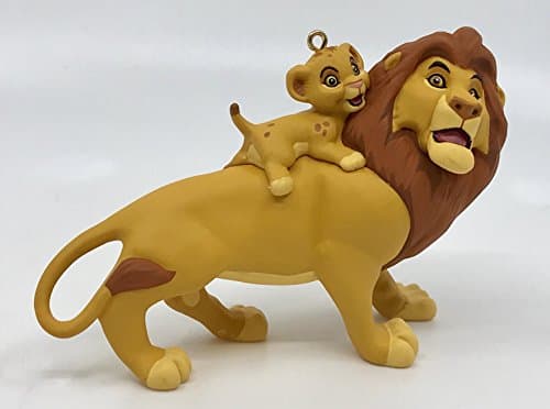 Hallmark Mufasa and Simba ornament