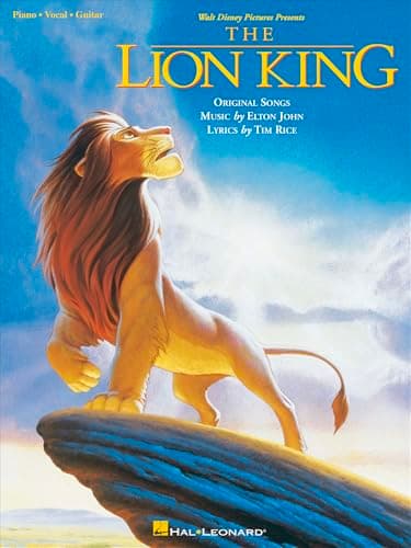 The Lion King piano, vocal and guitar songbook