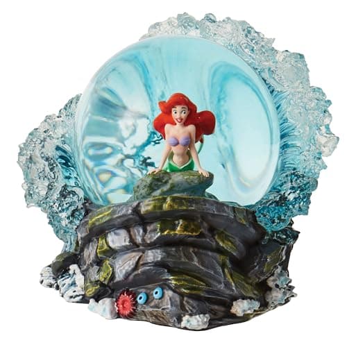 Ariel on the Rock Water Globe
