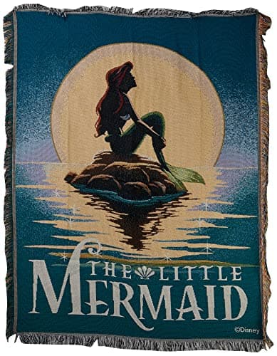 The Little Mermaid Woven Tapestry Throw