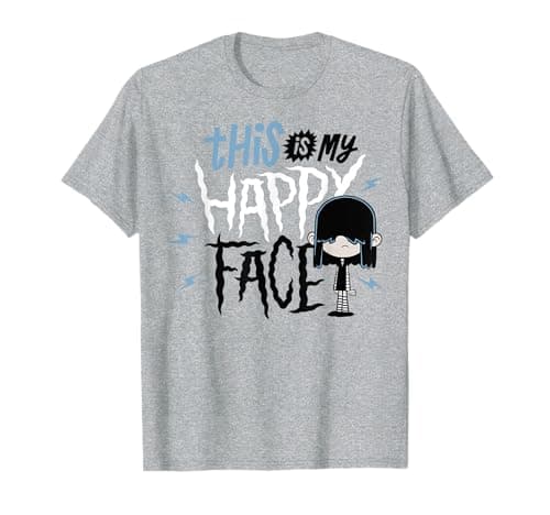 Lucy Loud This Is My Happy Face portrait T-shirt