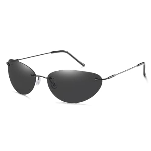 Neo-Inspired Rimless Sunglasses