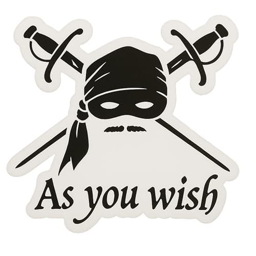 "As You Wish" Vinyl Sticker