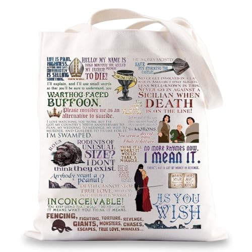 Buttercup and Westley "As You Wish" Tote Bag