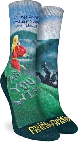 The Princess Bride "As You Wish" Socks