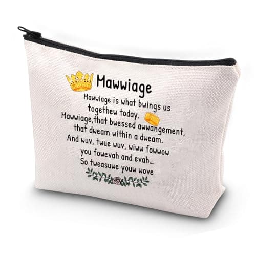The Princess Bride "Mawwiage" Makeup Bag