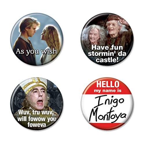 The Princess Bride Quote Button Set