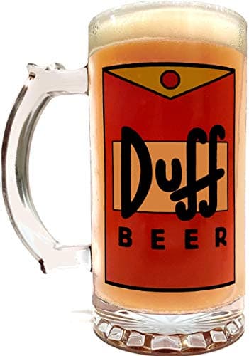 DUFF Beer Mug, Simpsons Inspired