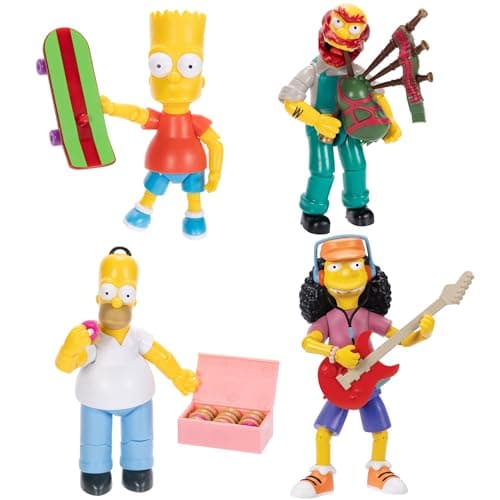 Simpsons Collectible Figures 4-Pack